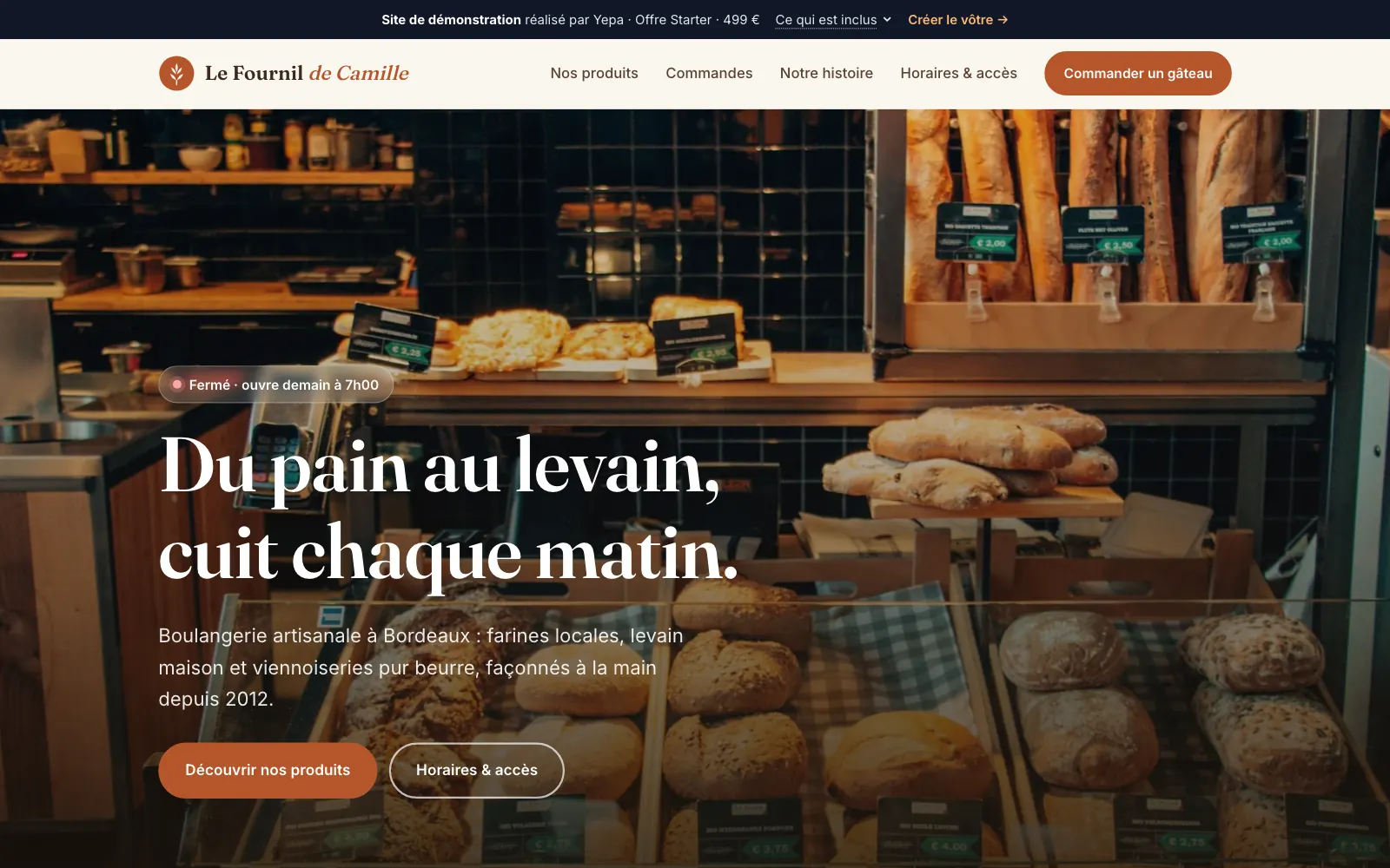 Le Fournil de Camille — aperçu 1 sur 4