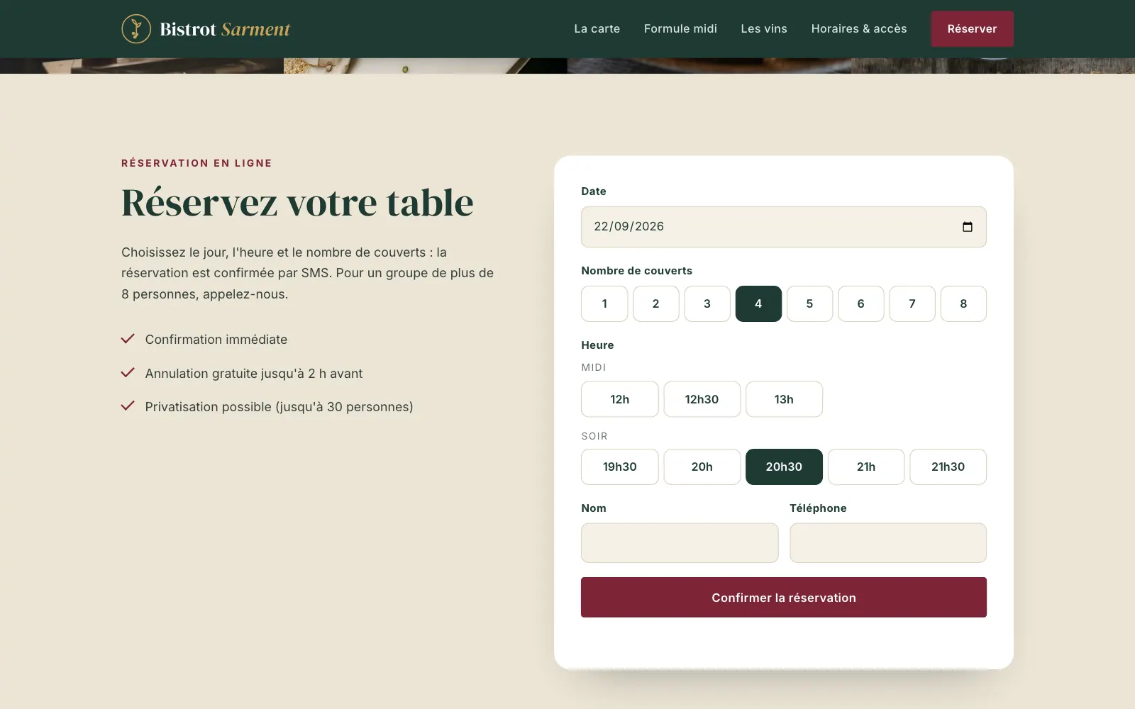 Bistrot Sarment — aperçu 2 sur 4